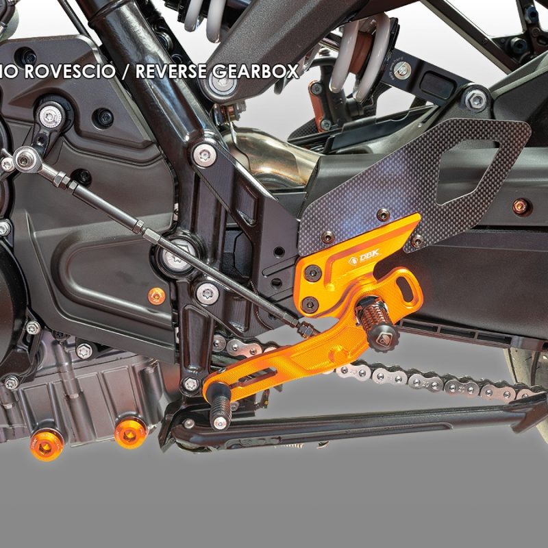 Duke 390 Rearsets DBK KTM 990 Duke Adjustable Rearsets | Conquest Racing Ltd