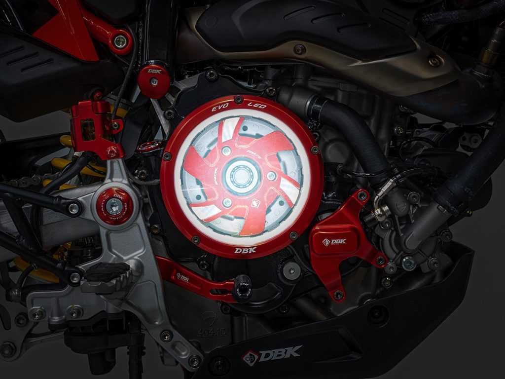 Ducabike Ducati Hypermotard 698 LED Clear Clutch Cover Kit