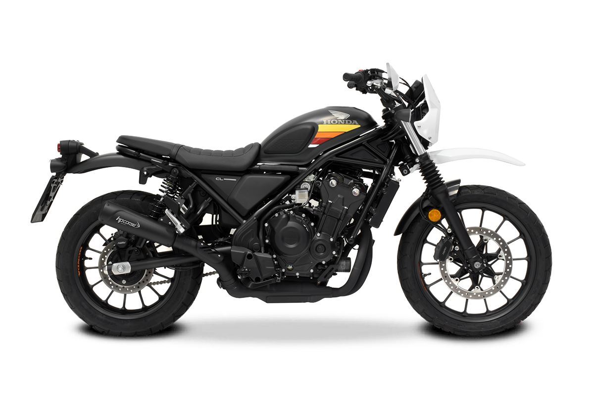 HP Corse Exhaust Honda CL500 Hydroform RS 300 Low Position Silencer