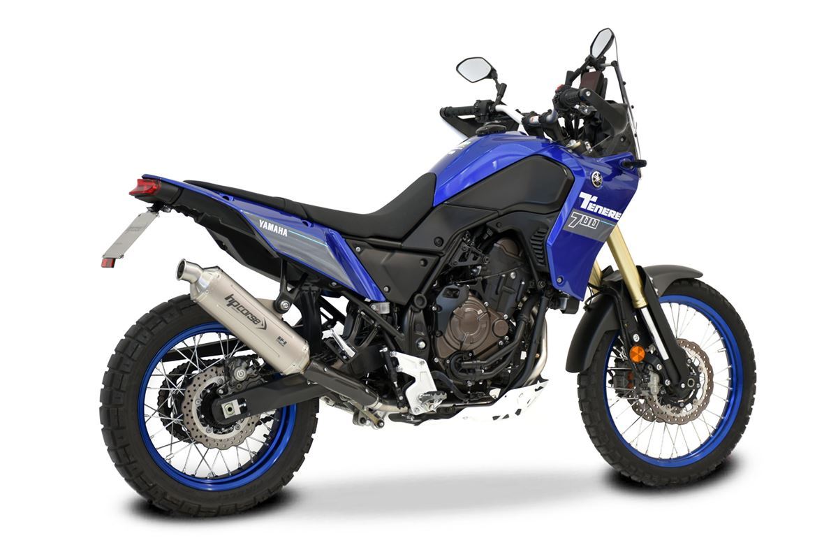 HP Corse Exhaust Yamaha Tènèrè 700 SP2 350 Short Titanium - Image 2