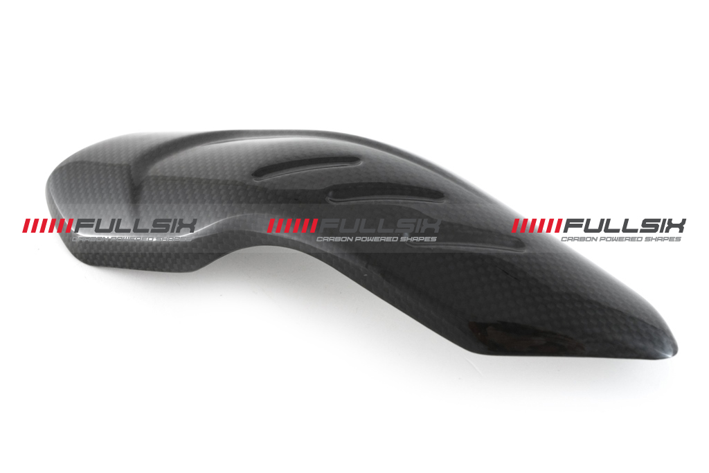 Fullsix Ducati Hypermotard 698 Mono / RVE Carbon Fibre Exhaust Guard - Image 2