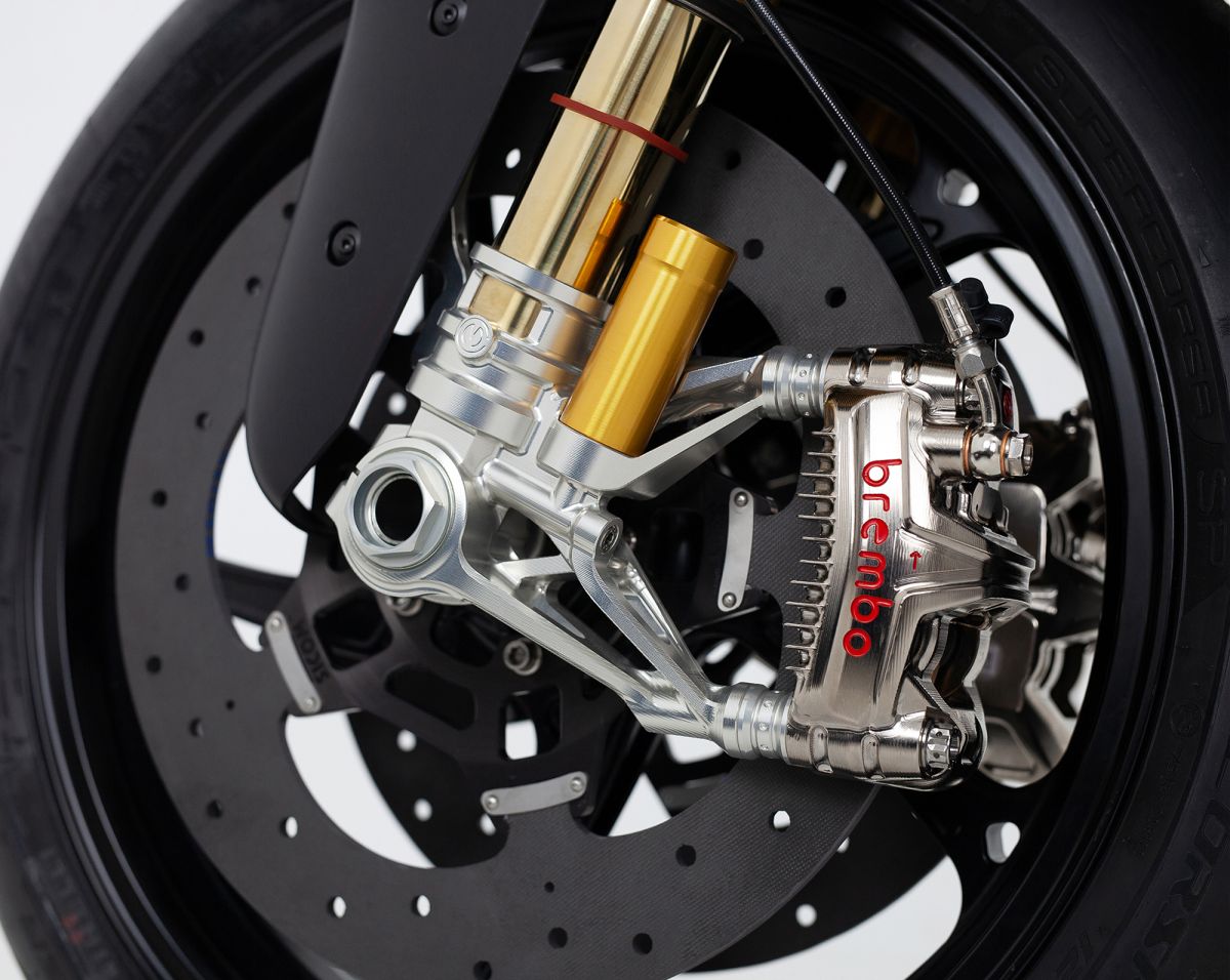 MotoCorse Ducati Panigale V4 Ohlins GP Gas Fork Caliper Mounts 108mm 2025+