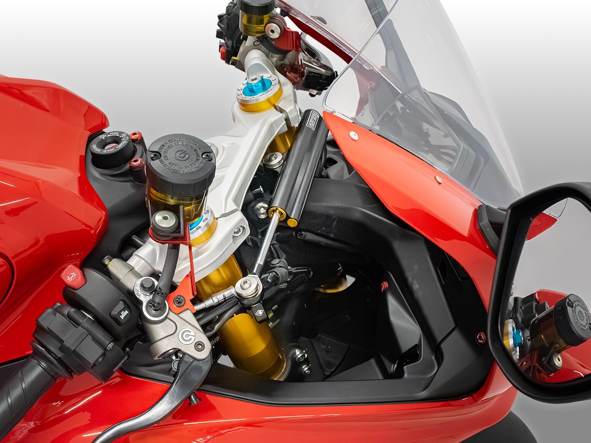 Ducabike Ducati Panigale V2 Black Öhlins Steering Damper Kit 2025+ - Image 2