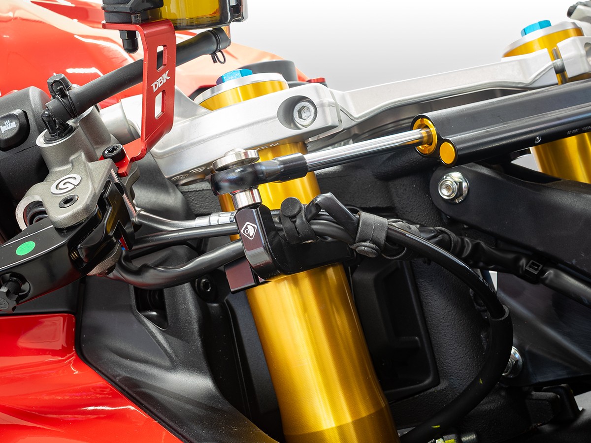 Ducabike Ducati Panigale V2 Black Öhlins Steering Damper Kit 2025+ - Image 4