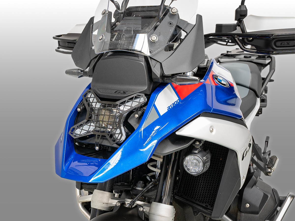DBK BMW R1300 GS Headlight Protection Grid Guard | Conquest Racing Ltd