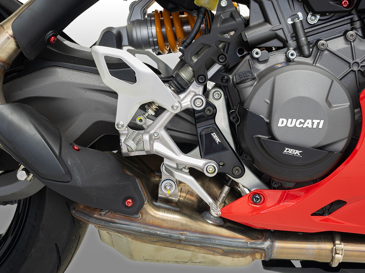 Ducabike Ducati Panigale V2 OEM Adjustable Rearset Comfort Linkage 2025+ - Image 4
