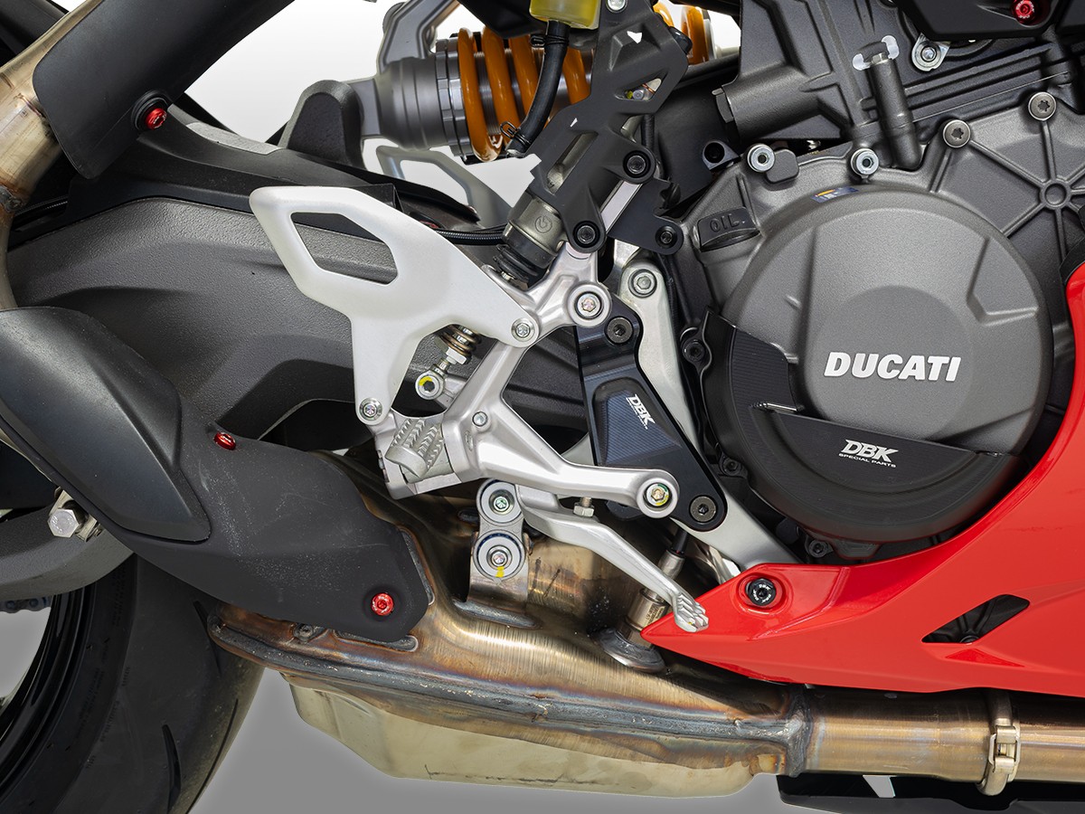 Ducabike Ducati Panigale V2 OEM Adjustable Rearset Comfort Linkage 2025+ - Image 3