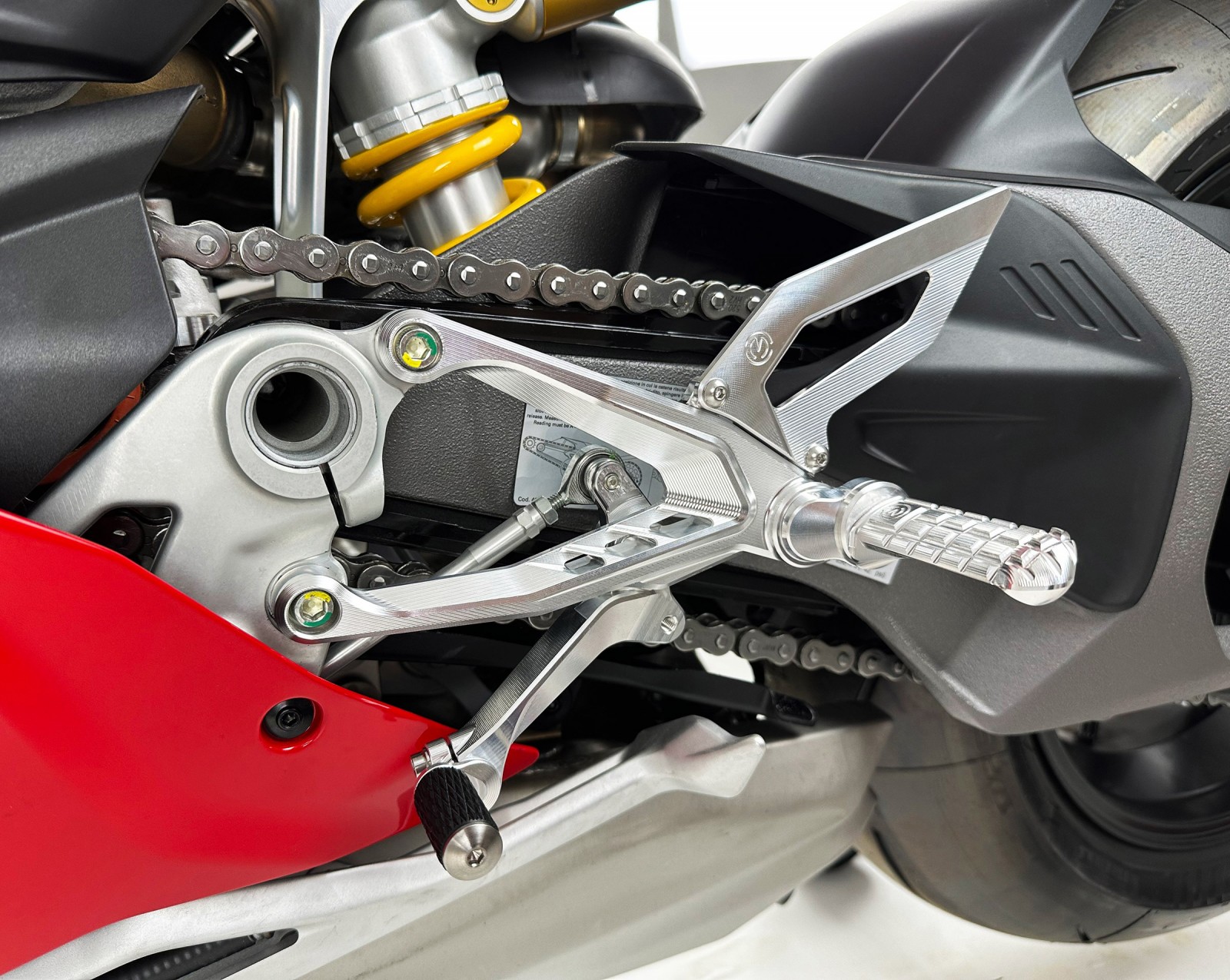MotoCorse Ducati Panigale V4 Adjustable Rearsets 2025+