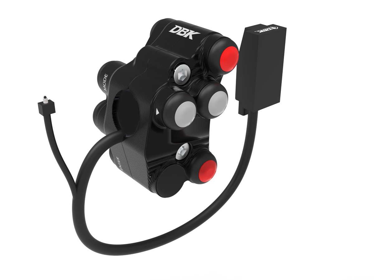 DBK Triumph Street Triple 765 R / RS / Moto2 Left Handlebar Control Switch STREET 2017-24 - Image 2