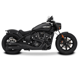 Classic Bike Shop 12" Black Muffler Silencer - Universal For Cruiser, Chopper, Bobber, Cafe Racer