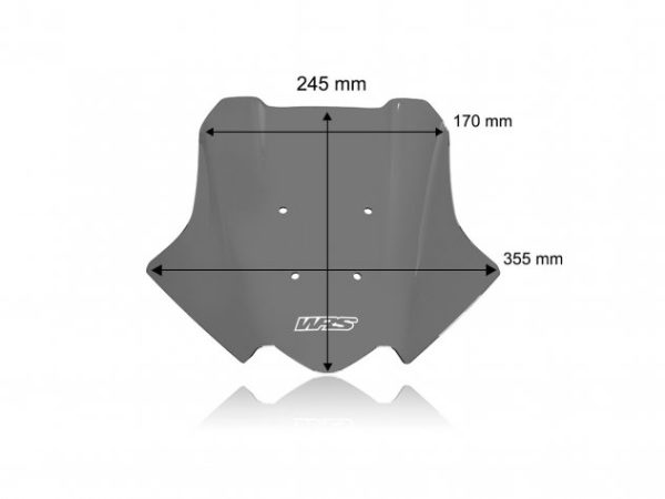 WRS Sport Windscreen + Bracket Frame Aprilia Tuono 457 2025+