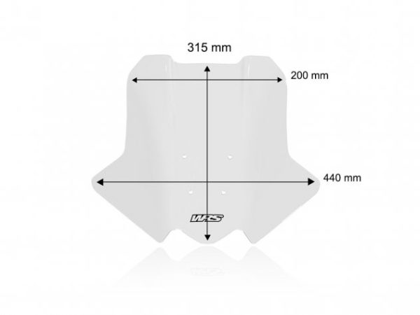 WRS Aprilia Tuono 457 Touring Windshield + Bracket Frame 2025+