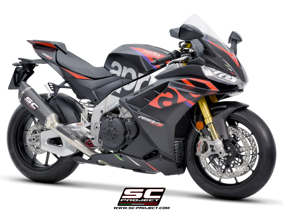 SC Project Exhaust Aprilia RSV4 SC1-R 300 mm Silencer (2021-2024)