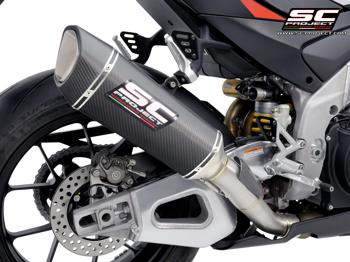 SC Project Exhaust Aprilia RSV4 SC1-R 300 mm Silencer (2021-2024)