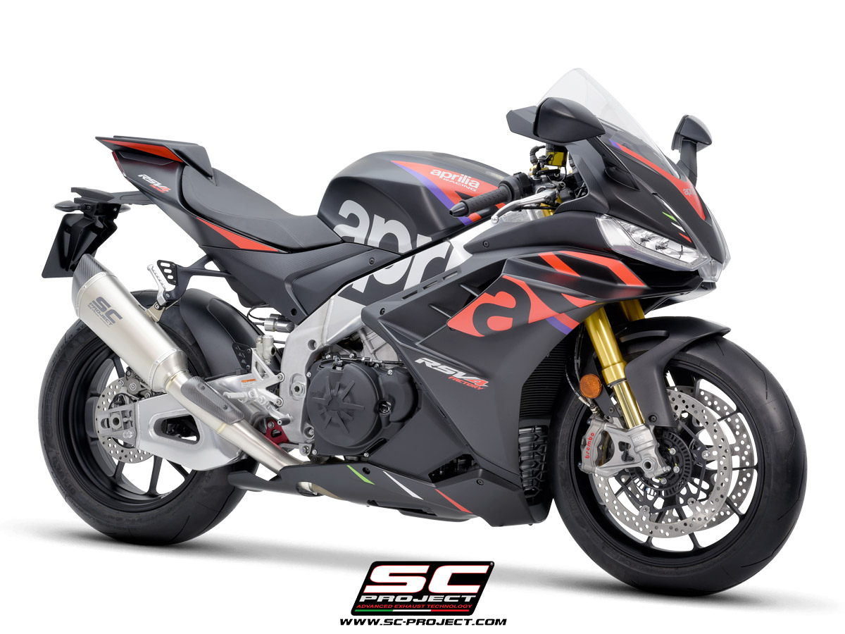SC Project Exhaust Aprilia RSV4 SC1-R 300 mm Silencer (2021-2024)