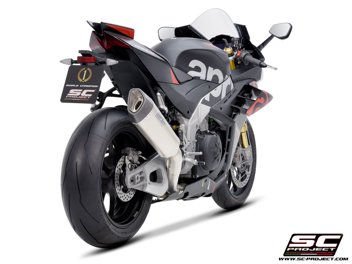 SC Project Exhaust Aprilia RSV4 SC1-R 300 mm Silencer (2021-2024)