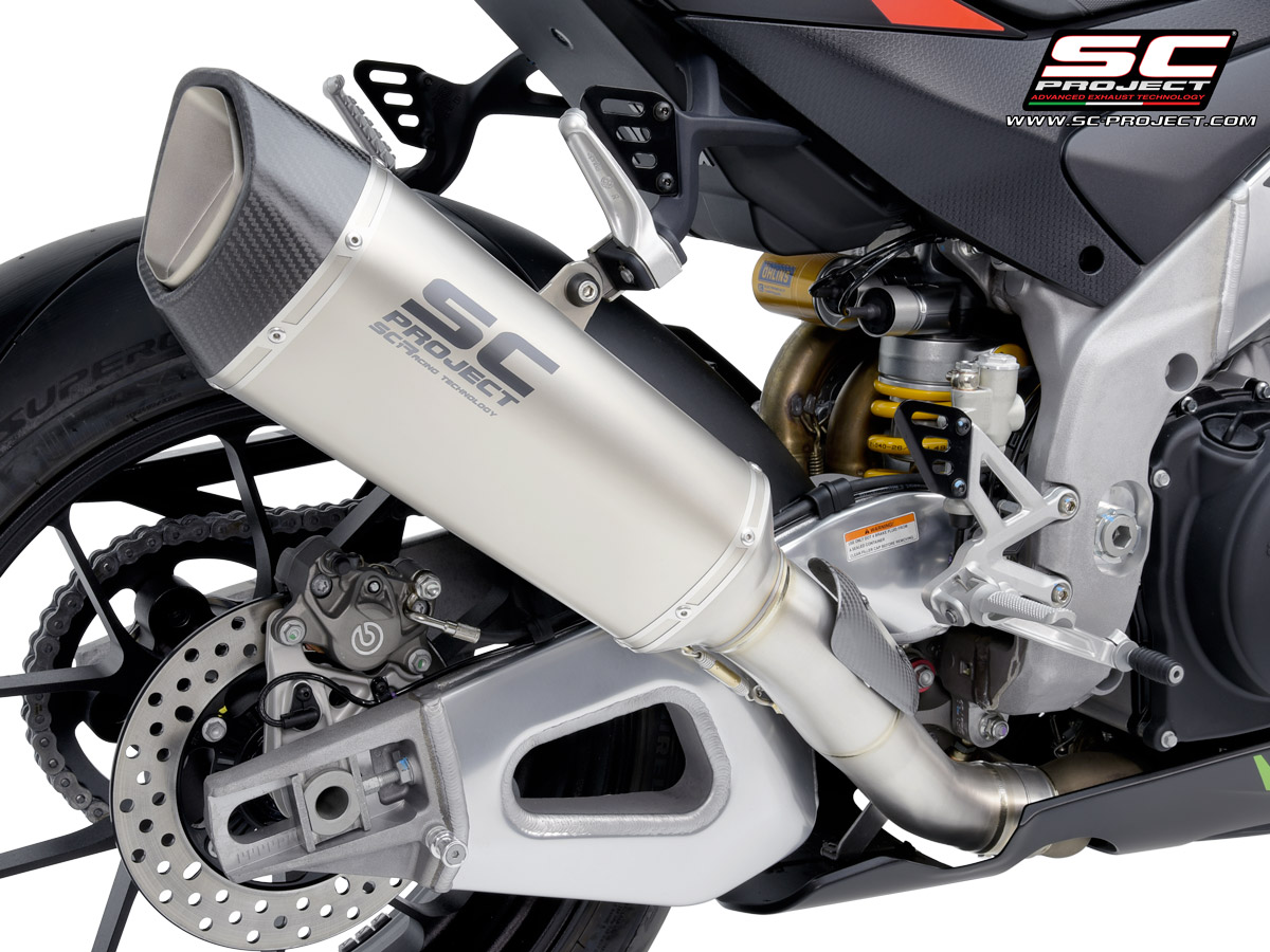 SC Project Exhaust Aprilia RSV4 SC1-R 300 mm Silencer (2021-2024)