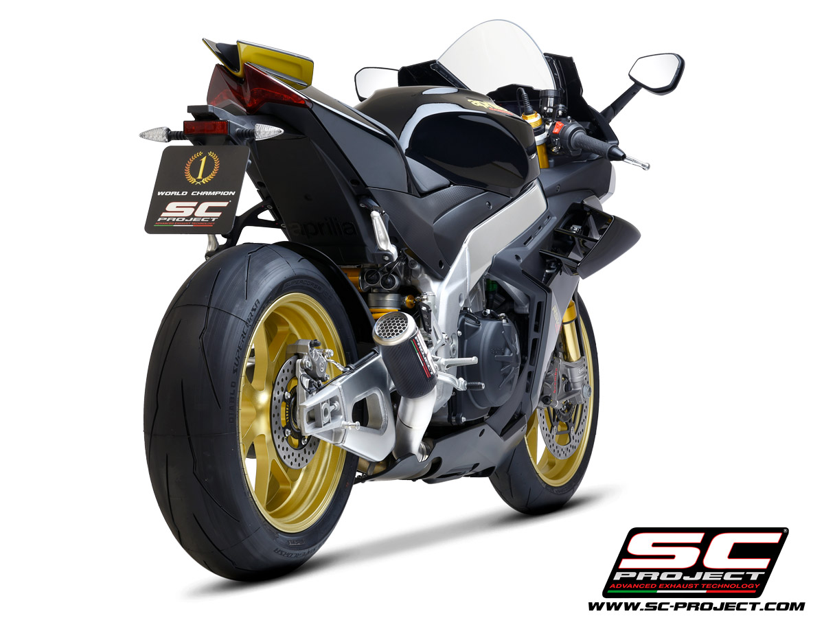 SC Project Exhaust Aprilia Tuono V4 CR-T Stone Guard Silencer 2021-2024