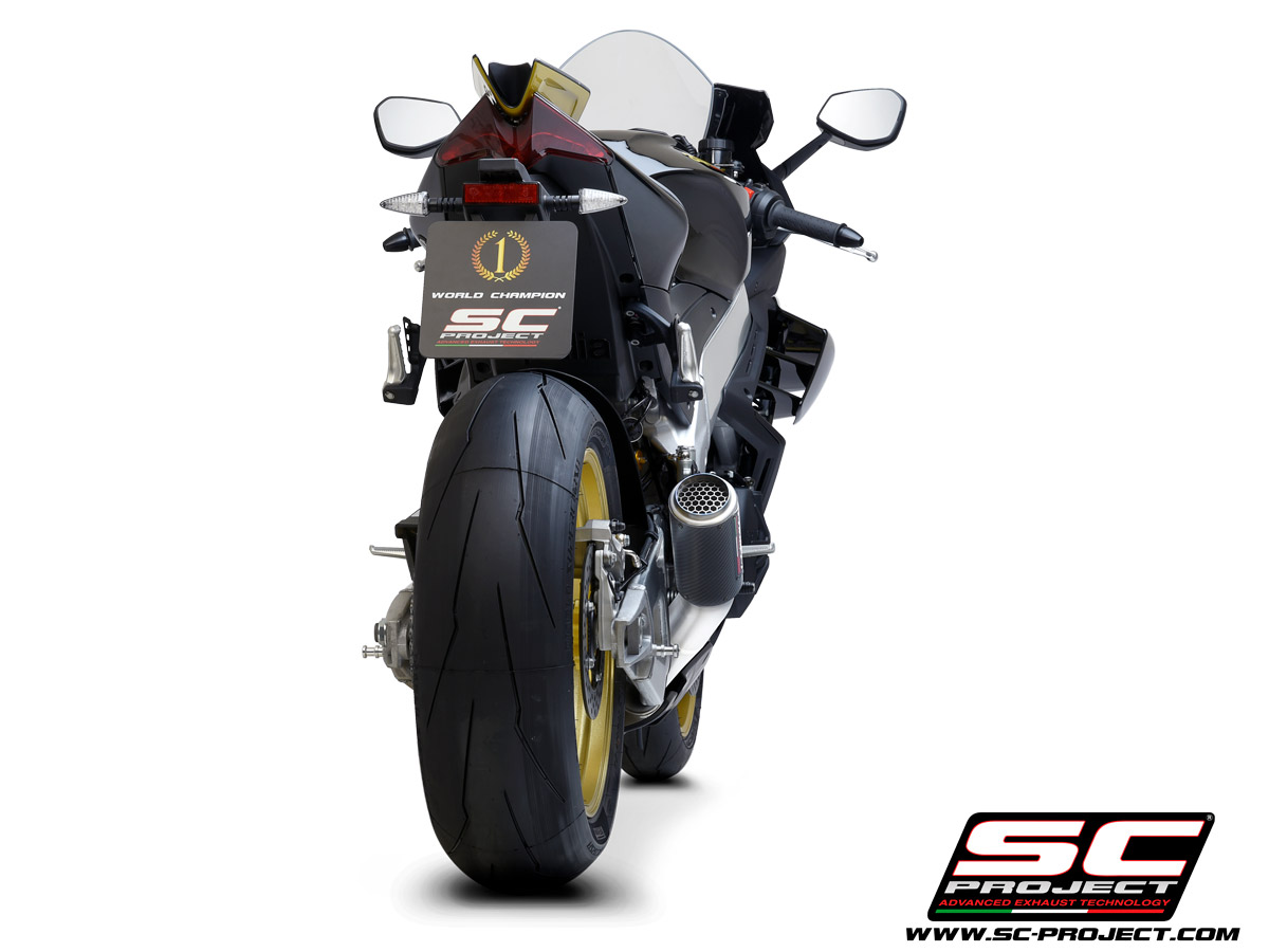 SC Project Exhaust Aprilia Tuono V4 CR-T Stone Guard Silencer 2021-2024