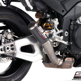SC Project Exhaust Aprilia Tuono V4 CR-T Silencer + Stone Guard Grid 2025+ SC Project Exhaust Aprilia Tuono V4 CR-T Silencer + Stone Guard Grid 2025+