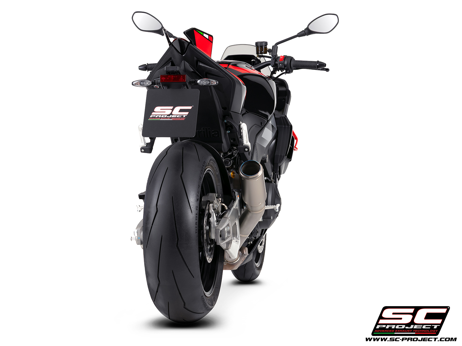 SC Project Exhaust Aprilia Tuono V4 CR-T High Mount Silencer 2025+