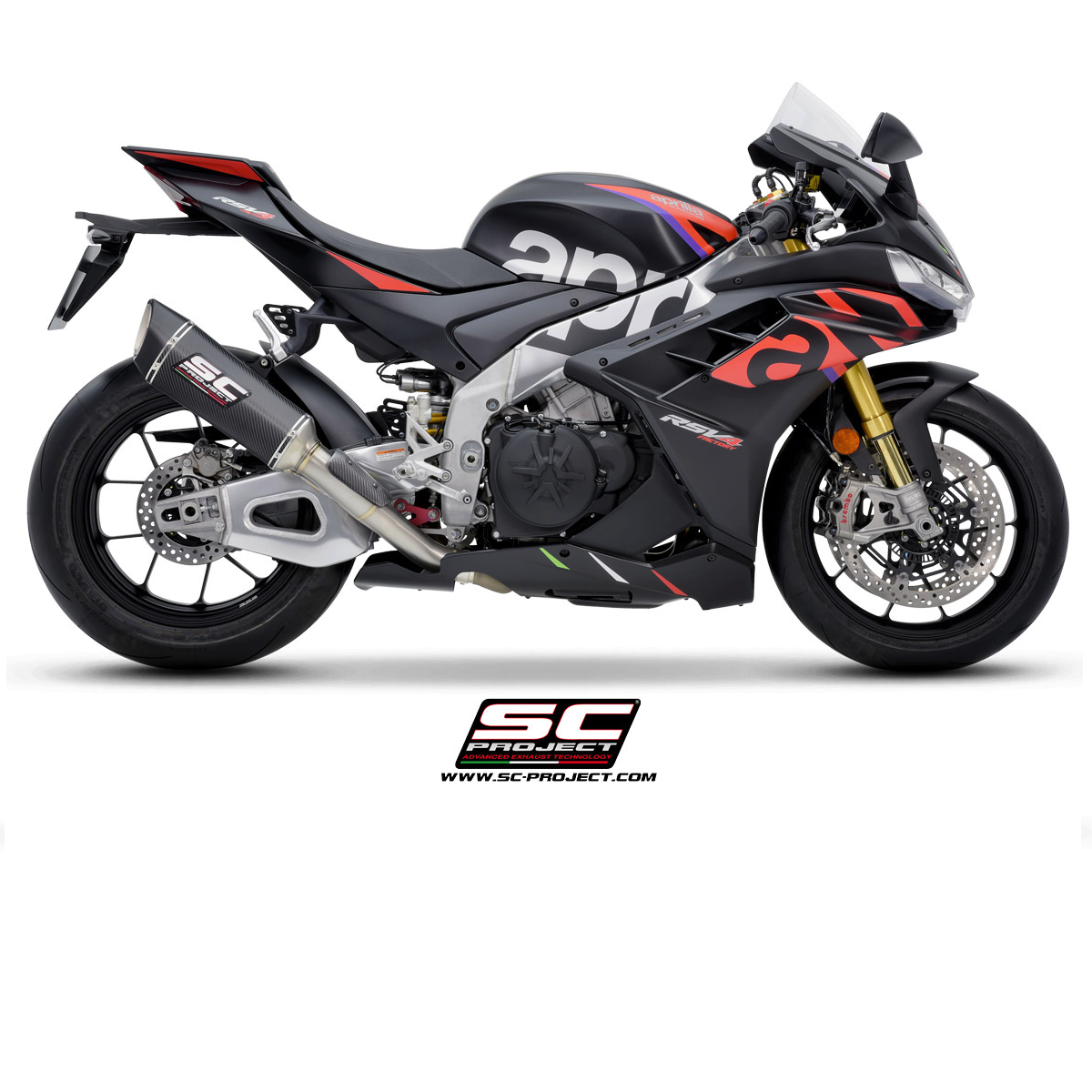 SC Project Exhaust Aprilia RSV4 SC1-R 300 mm Silencer (2021-2024)
