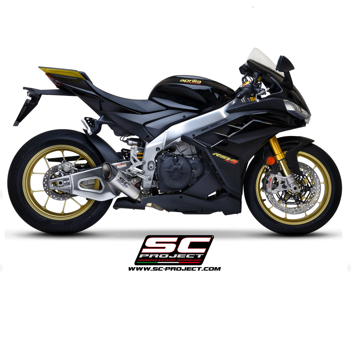 SC Project Exhaust Aprilia RSV4 S1 Titanium Silencer 2021-2024