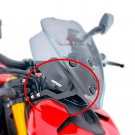 WRS Ducati Streetfighter V2 Sport Plus Windscreen + Bracket Frame 2025+