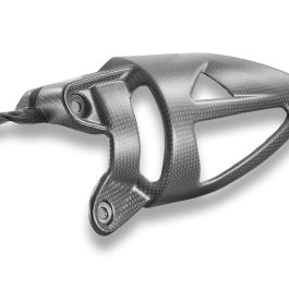 DBK Ducati Multistrada V2 Carbon Fibre Rear Shock Guard 2025+ – Matte
