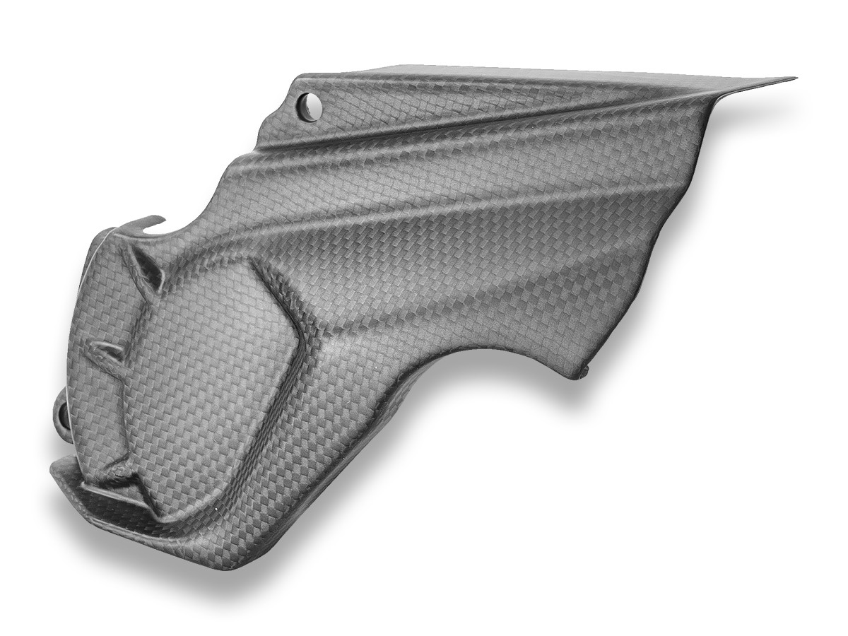 DBK Ducati Multistrada V2 Carbon Fibre Front Sprocket Guard 2025+ - Matte - Image 2