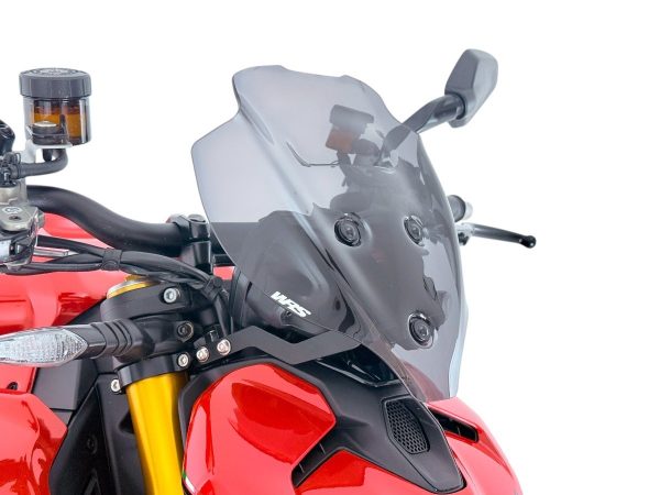 WRS Ducati Streetfighter V2 Sport Plus Windscreen + Bracket Frame 2025+