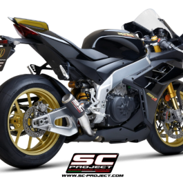 SC Project Exhaust Aprilia RSV4 CR-T Stone Guard Grid Silencer 2021-2024