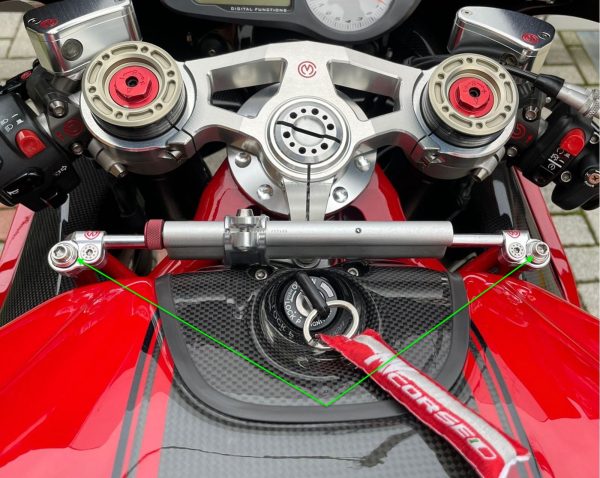 MotoCorse MV Agusta Brutale / Dragster / F4 Steering Damper Bolt Kit