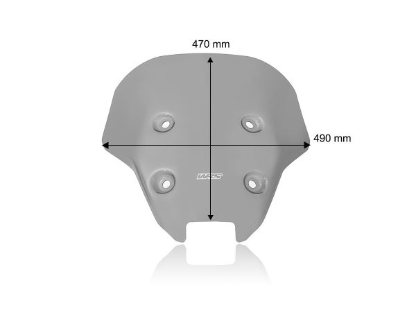 WRS Moto Guzzi Stelvio Caponard Windscreen Radar 2024+
