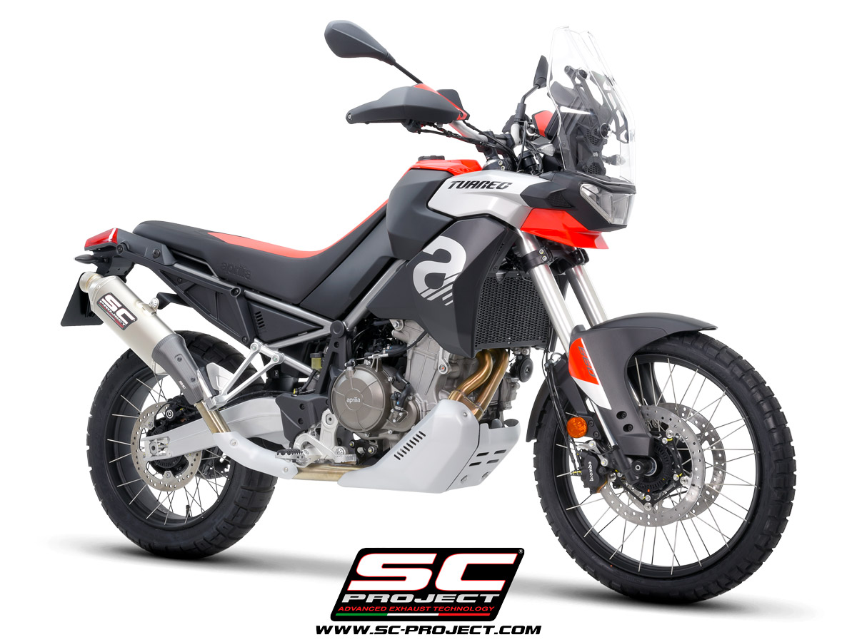 SC Project Exhaust Aprilia Tuareg Rally Raid Titanium Silencer 2022-2024