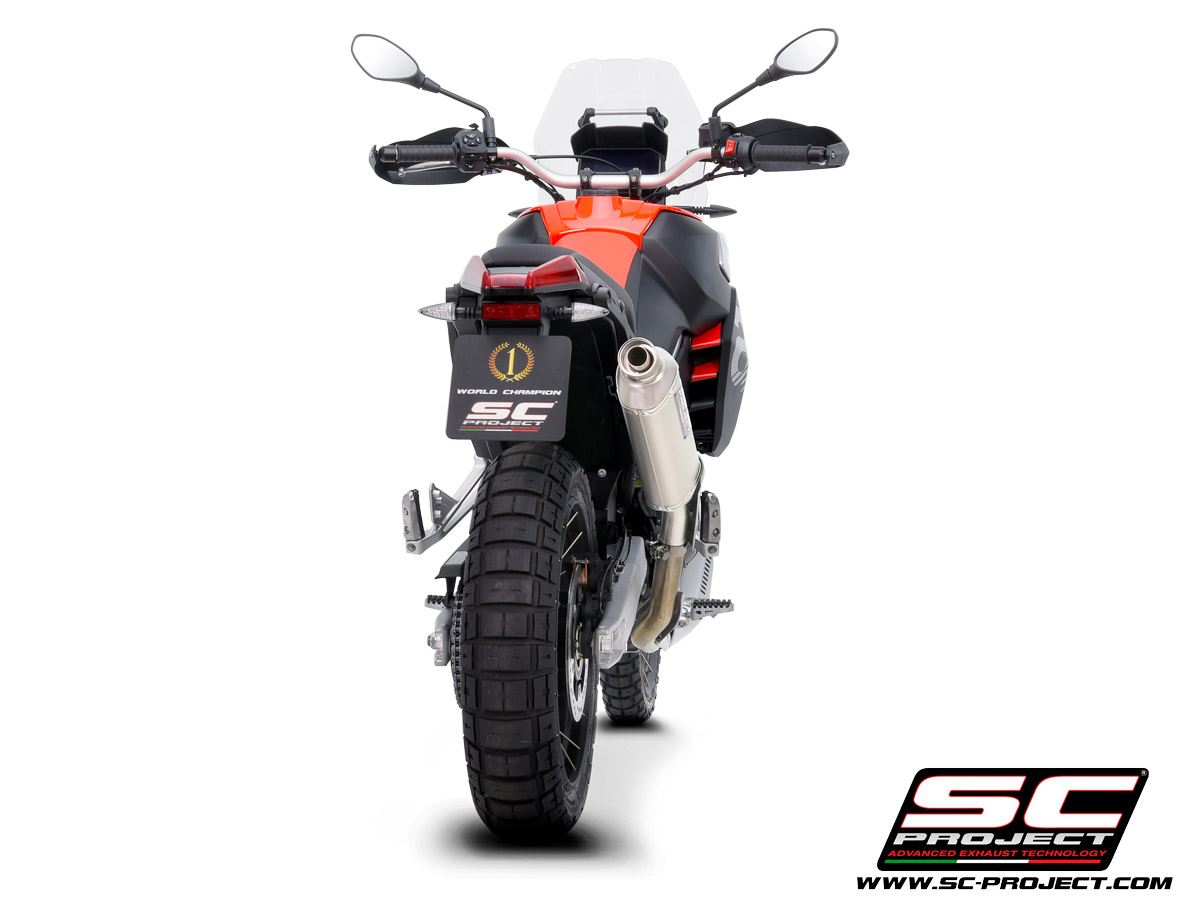 SC Project Exhaust Aprilia Tuareg Rally Raid Titanium Silencer 2022-2024