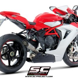 SC Project Exhaust MV Augusta F3 800 CR-T Silencer + Link Pipe 2017-2024