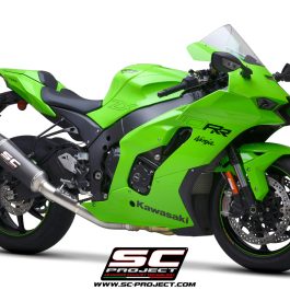 SC Project Exhaust Ninja ZX-10R RR SC1-R Silencer +De-cat Link Pipe 2021-24