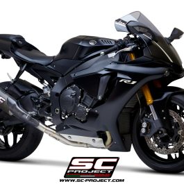 SCProject Exhaust Yamaha YZF R1 R1M SC1-R Carbon Fibre 250mm Silencer 2020+