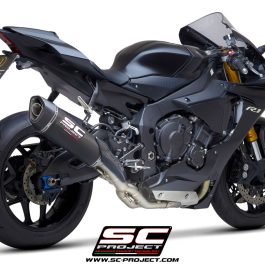 SC Project Exhaust Yamaha YZF R1 SC1-R 350mm Silencer + Link Pipe 2017-2019