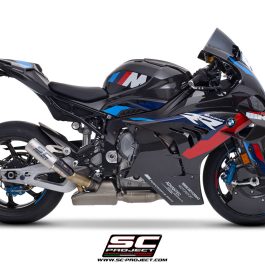 SC Project Exhaust BMW M 1000 RR CR-T Silencer With Stoneguard Grid 2025+