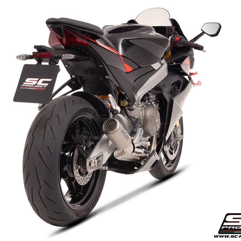 SC Project Aprilia RS660 CR-T 2-1 Full Exhaust System + Stoneguard 2025 ...