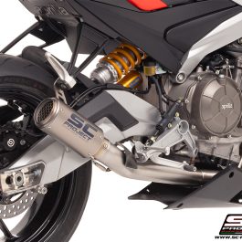 SC Project Aprilia RS660 CR-T 2-1 Full Exhaust System + Stoneguard 2025-26