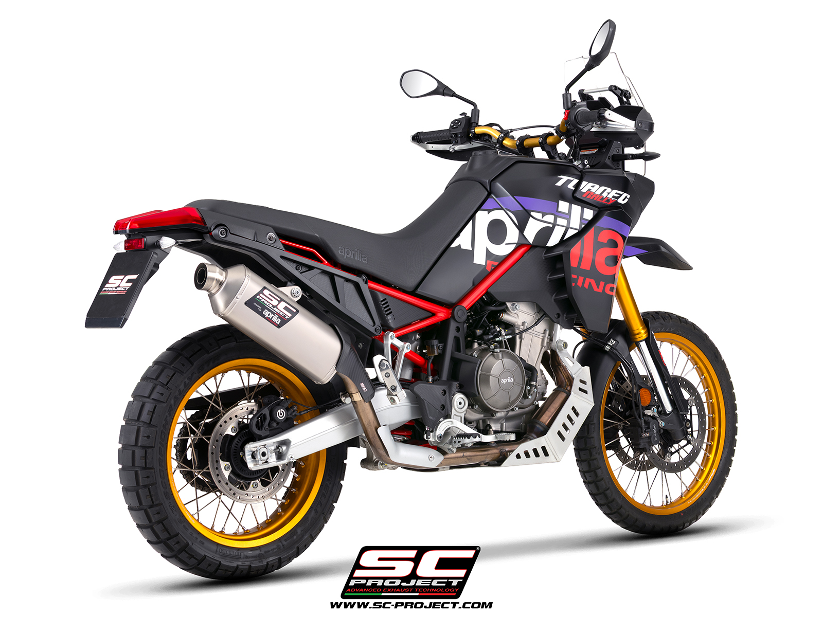 SC Project Exhaust Aprilia Tuareg Rally 660 Rally Raid Silencer 2025+