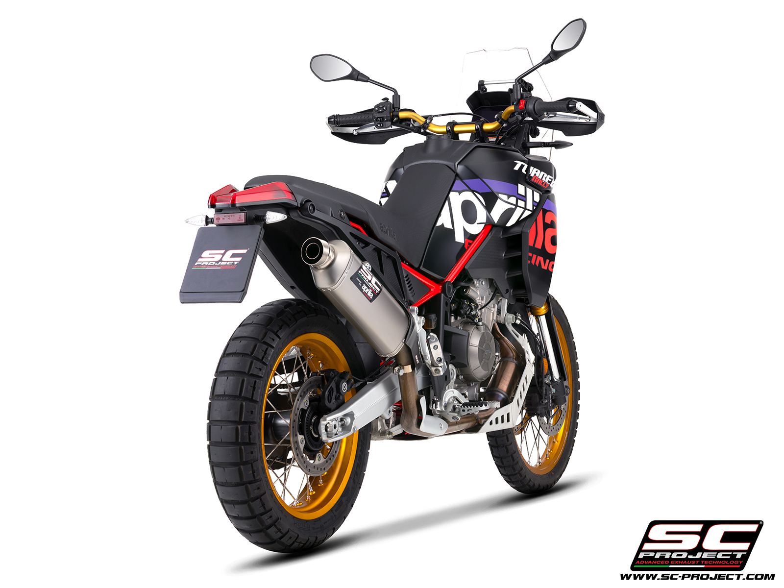 SC Project Exhaust Aprilia Tuareg Rally 660 Rally Raid Silencer 2025+