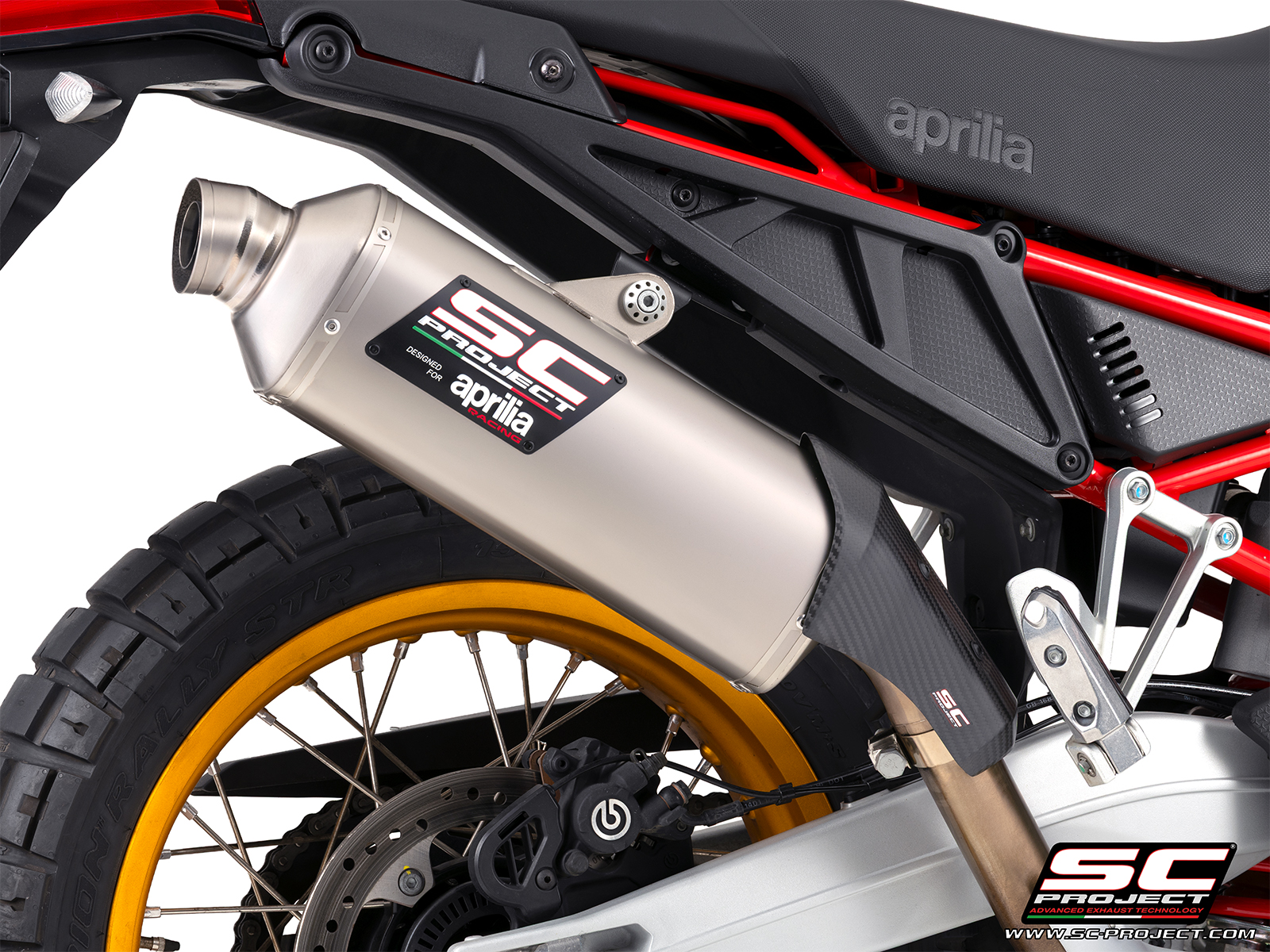 SC Project Exhaust Aprilia Tuareg Rally 660 Rally Raid Silencer 2025+