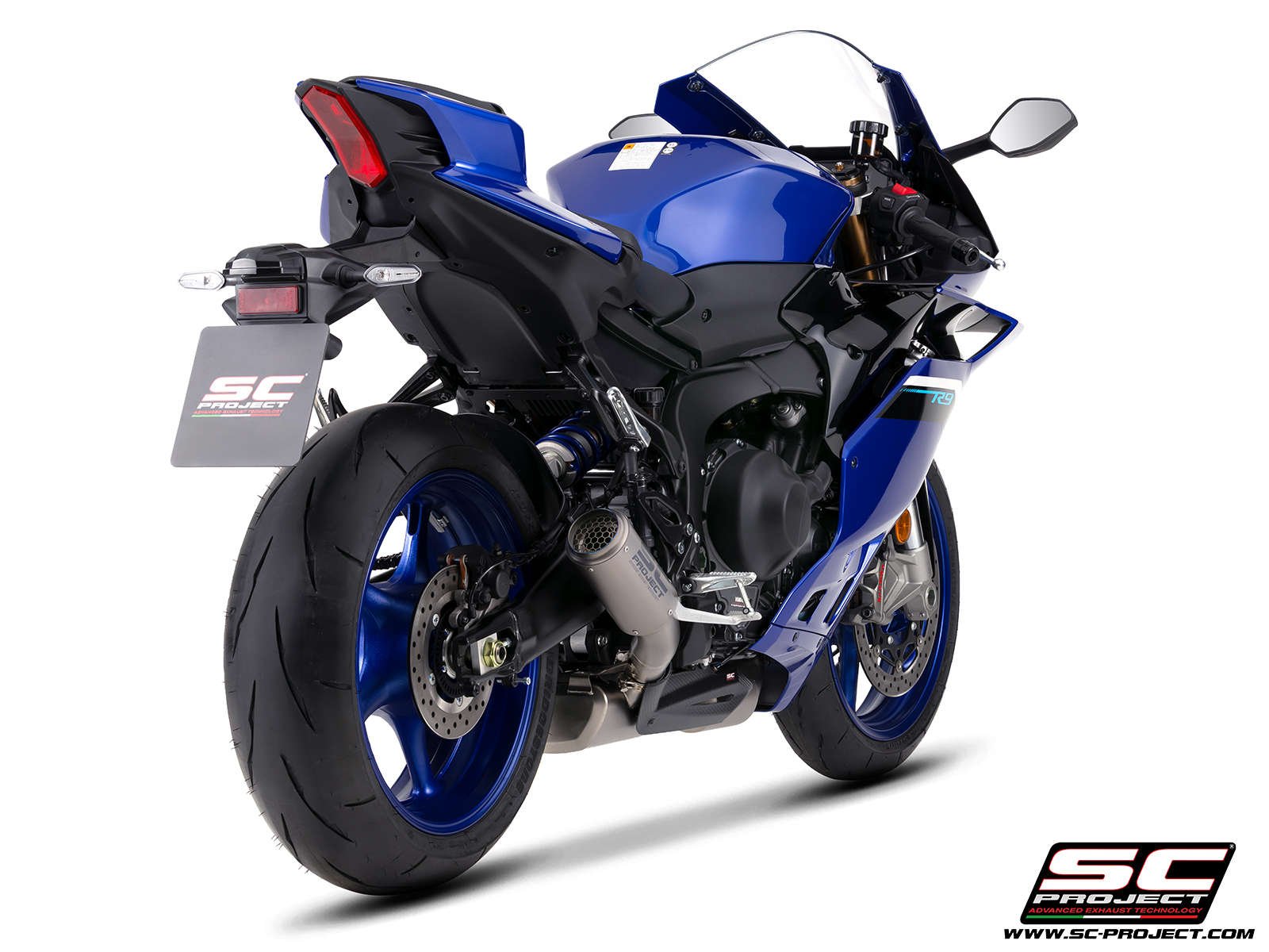 SC Project Exhaust Yamaha R9 3-1 Stainless Steel Full System + Stoneguard CR-T Silencer 2025+