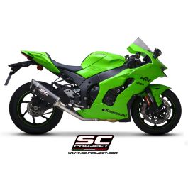 SC Project Exhaust Ninja ZX-10R RR SC1-R Silencer +De-cat Link Pipe 2021-24