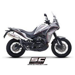 SCProject Exhaust Moto Morini X Cape 650 Rally Raid Titanium Silencer 2021+