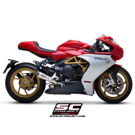 SC Project Exhaust MV Augusta Superveloce 800 S1 Silencer + Link Pipe 2019+
